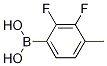 Structure of 2,3-Difluoro-4-methylphenylboronicacid