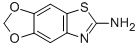 Structure of 1,3-DIOXOLO[4,5-F]BENZOTHIAZOL-6-AMINE