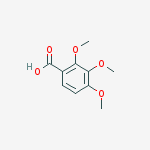 Structure of Benzoic acid, trimethoxy-