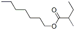 Structure of heptyl 2-methylbutyrate