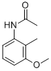 3-甲氧基-2-甲基乙酰苯胺结构式