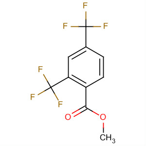 Benzoic acid, 2,4-bis(trifluoromethyl)-, methyl ester结构式