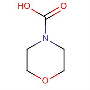 Structure of 4-Morpholinecarboxylic acid