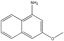 Structure of 1-Naphthalenamine, 3-methoxy-