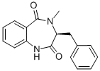 Structure of (4S)-4-benzyl-5-methyl-2,5-diazabicyclo[5.4.0]undeca-7,9,11-triene-3,6-dione