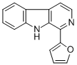 1-(2-Furyl)-pyrido(3,4-b)indole结构式