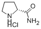 Structure of H-D-PRO-NH2 HCL
