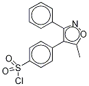 4-(5-甲基-3-苯基-4-异恶唑基)苯磺酰氯结构式