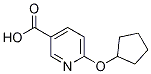 Structure of 3-Pyridinecarboxylic acid, 6-(cyclopentyloxy)-