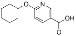 Chemical structure of 6-cyclohexyloxynicotinic acid