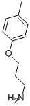 Structure of 3-(4-methylphenoxy)propan-1-amine