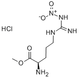 NG-硝基-D-精氨酸甲基酯盐酸盐结构式