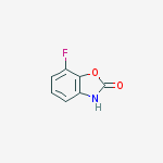7-Fluoro-1,3-benzoxazol-2(3H)-one结构式