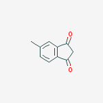 Structure of 1H-Indene-1,3(2H)-dione, 5-methyl-