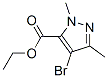 Structure of 4-BROMO-1,3-DIMETHYL-1H-PYRAZOLE-5-CARBOXYLIC ACID ETHYL ESTER
