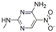 N-methyl-5-nitro-pyrimidine-2,4-diamine结构式