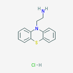 2-phenothiazin-10-ylethanamine,hydrochloride结构式