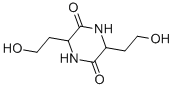 Structure of 3,6-BIS(2-HYDROXYETHYL)-2,5-DIKETOPIPERAZINE