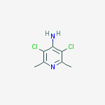 Structure of 3,5-DICHLORO-2,6-DIMETHYLPYRIDIN-4-AMINE