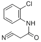 Chemical structure of 2-Cyano-N-(2-chlorophenyl)-acetaMide