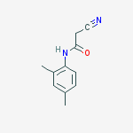2-cyano-N-(2,4-dimethylphenyl)acetamide结构式