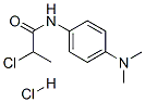 Structure of 2-CHLORO-N-[4-(DIMETHYLAMINO)PHENYL]PROPANAMIDE HYDROCHLORIDE