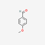 Structure of Benzaldehyde, methoxy-