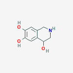 1,2,3,4-Tetrahydro-4,6,7-isoquinolinetriol结构式