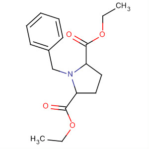 Structure of 2,5-Pyrrolidinedicarboxylic acid, 1-(phenylmethyl)-, diethyl ester, trans-