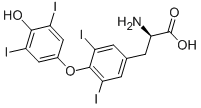 Chemical structure of D-Thyroxine