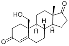 Structure of 19-HYDROXY-4-ANDROSTENE-3,17-DIONE