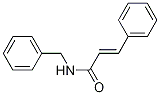 Structure of 2-Propenamide, 3-phenyl-N-(phenylmethyl)-, (2E)-