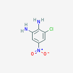 1,2-Benzenediamine, 3-chloro-5-nitro-结构式