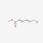 2,4-Hexadienoic acid, 6-bromo-, methyl ester, (E,E)-结构式