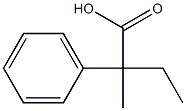 Structure of Benzeneacetic acid, a-ethyl-a-methyl-