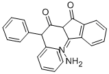 Structure of 2-DIPHENYLACETYL-1,3-INDANDIONE-1-HYDRAZONE