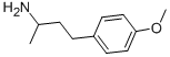 Structure of 1(P-METHOXYPHENYL)-3-BUTYLAMINE