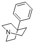 Structure of 4-PHENYLQUINUCLIDINE