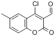Structure of 4-CHLORO-3-FORMYL-6-METHYLCOUMARIN&