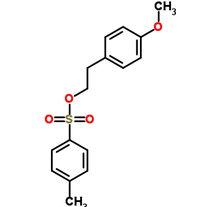 2-(4-methoxyphenyl)ethyl 4-methylbenzenesulfonate结构式