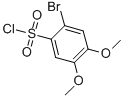 2-BROMO-4,5-DIMETHOXY-BENZENESULFONYL CHLORIDE结构式