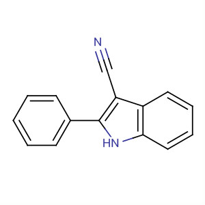 1H-Indole-3-carbonitrile, 2-phenyl-结构式