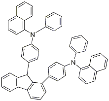 Structure of N,N'-(9H-Fluoren-9-ylidenedi-4,1-phenylene)bis[N-phenyl-1-naphthalenamine]