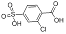 Chemical structure of 2-CHLORO-4-SULFOBENZOIC ACID