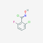 Structure of 2-Chloro-6-fluoro-N-hydroxybenzenecarboximidoyl chloride
