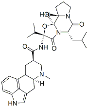 Structure of (8alpha)-12-hydroxy-5alpha-isobutyl-2-isopropylergotaman-3,6,18-trione