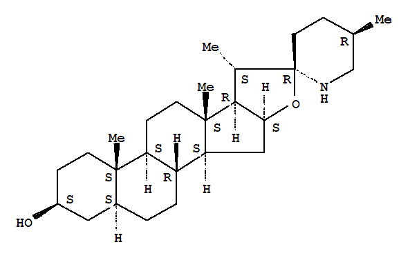 5.alpha.-Solasodan-3.beta.-ol结构式