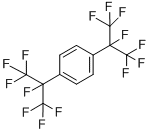 Structure of 1,4-BIS(HEPTAFLUOROISOPROPYL)BENZENE