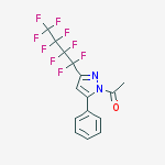 1-[3-(1,1,2,2,3,3,4,4,4-nonafluorobutyl)-5-phenylpyrazol-1-yl]ethanone结构式