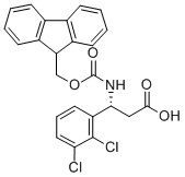 Structure of FMOC-(R)-3-AMINO-3-(2,3-DICHLORO-PHENYL)-PROPIONIC ACID
